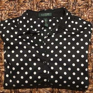 Lauren by Ralph Lauren | 3/4 Sleeve Button Down